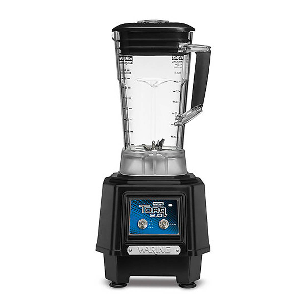Waring TBB145P6 Torq 2.0 blender with 64 oz. copolyester container, front view