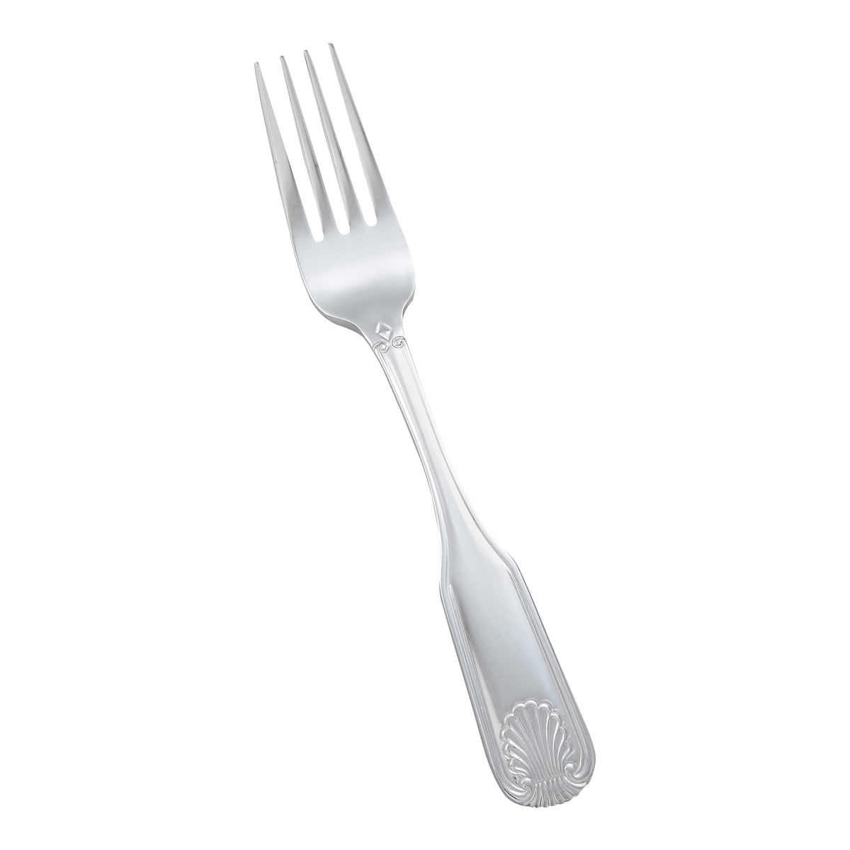 Winco 0006-06 7" Salad Fork, Heavy 18/0 Stainless Steel, Mirror Finish, Toulouse - 1 Dozen