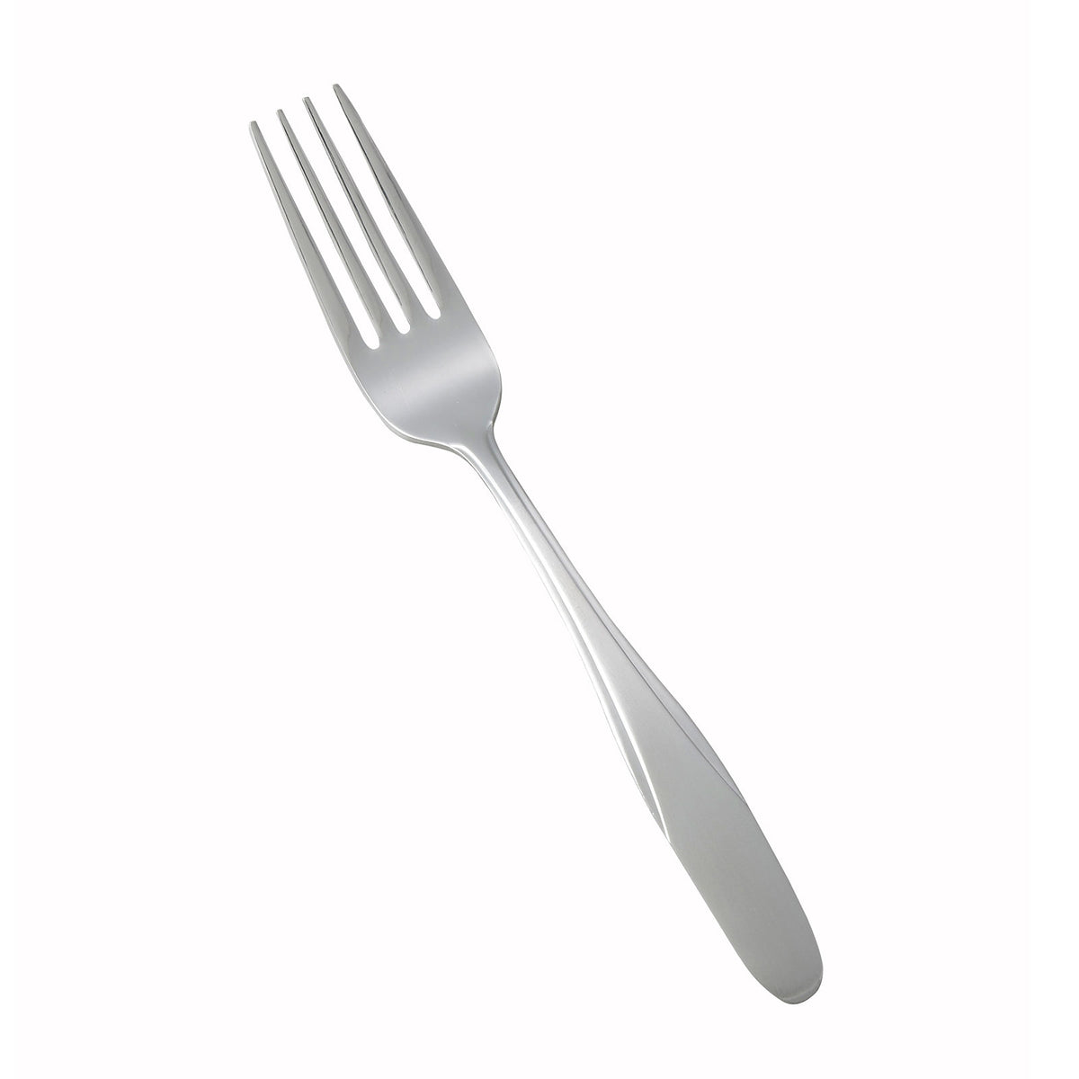 Winco 0008-05 Manhattan Dinner Fork, 7-1/4" Length, 18/0 Stainless Steel, Satin Finish - 1 Dozen