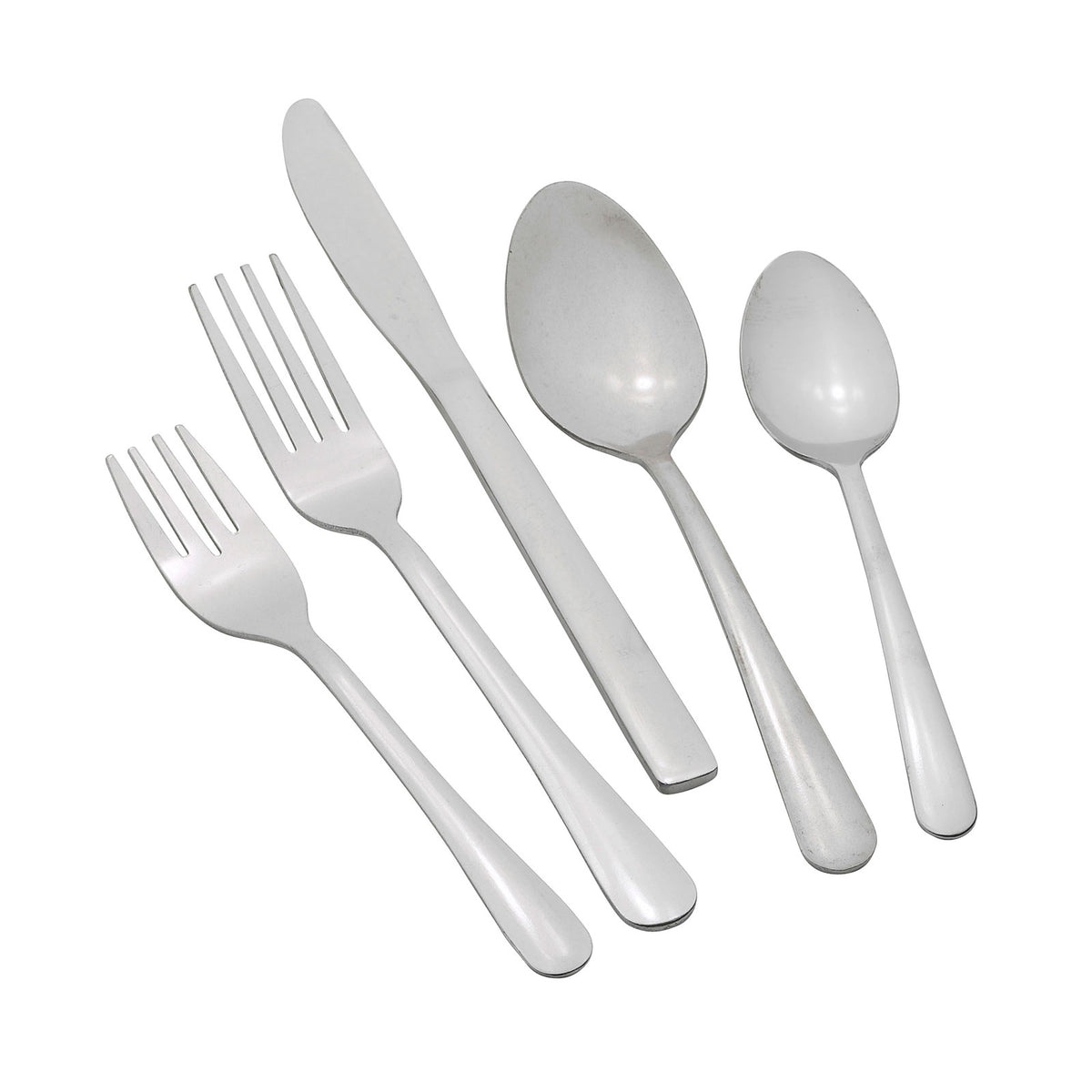 Winco 0012-04 5-7/8" Windsor Bouillon Spoon, Heavy-Weight 18/0 Stainless Steel, Vibro Finish - 1 Dozen