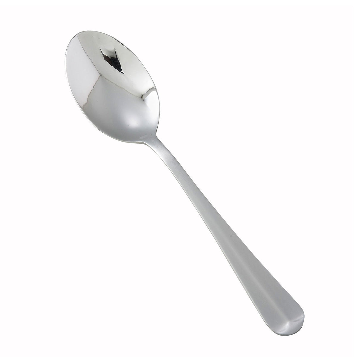 Winco 0015-01 Lafayette 6" Heavy-Weight Stainless Steel Teaspoon, 6" Length, Satin Finish - 1 Dozen | 18/0 stainless steel
