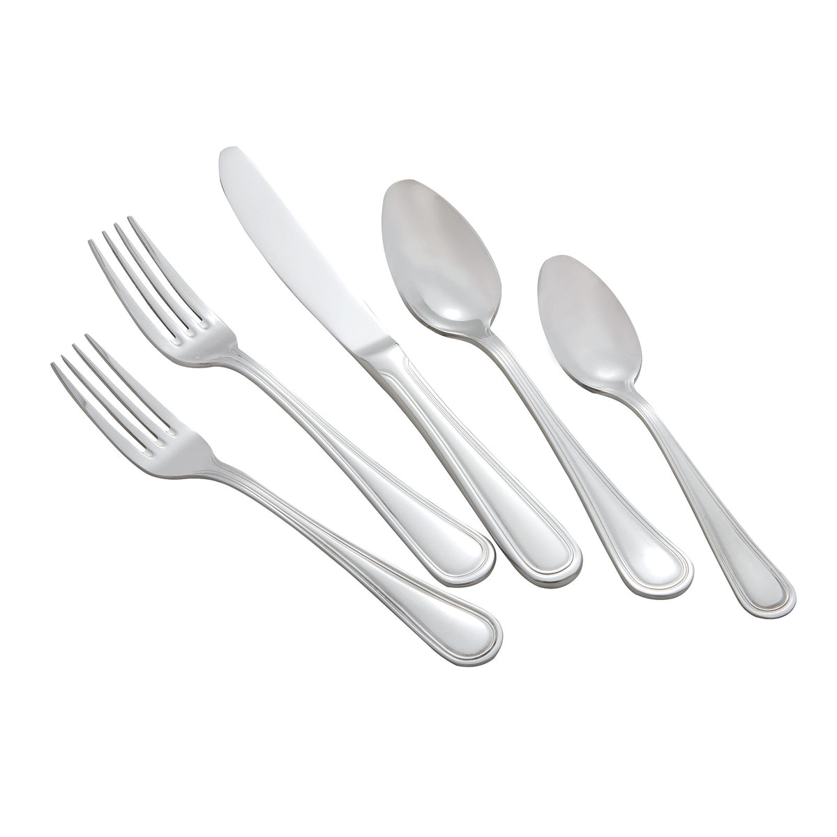 Winco 0021-11 8" Dinner Fork, Heavy 18/0 Stainless Steel, Mirror Finish, Continental - 1 Dozen