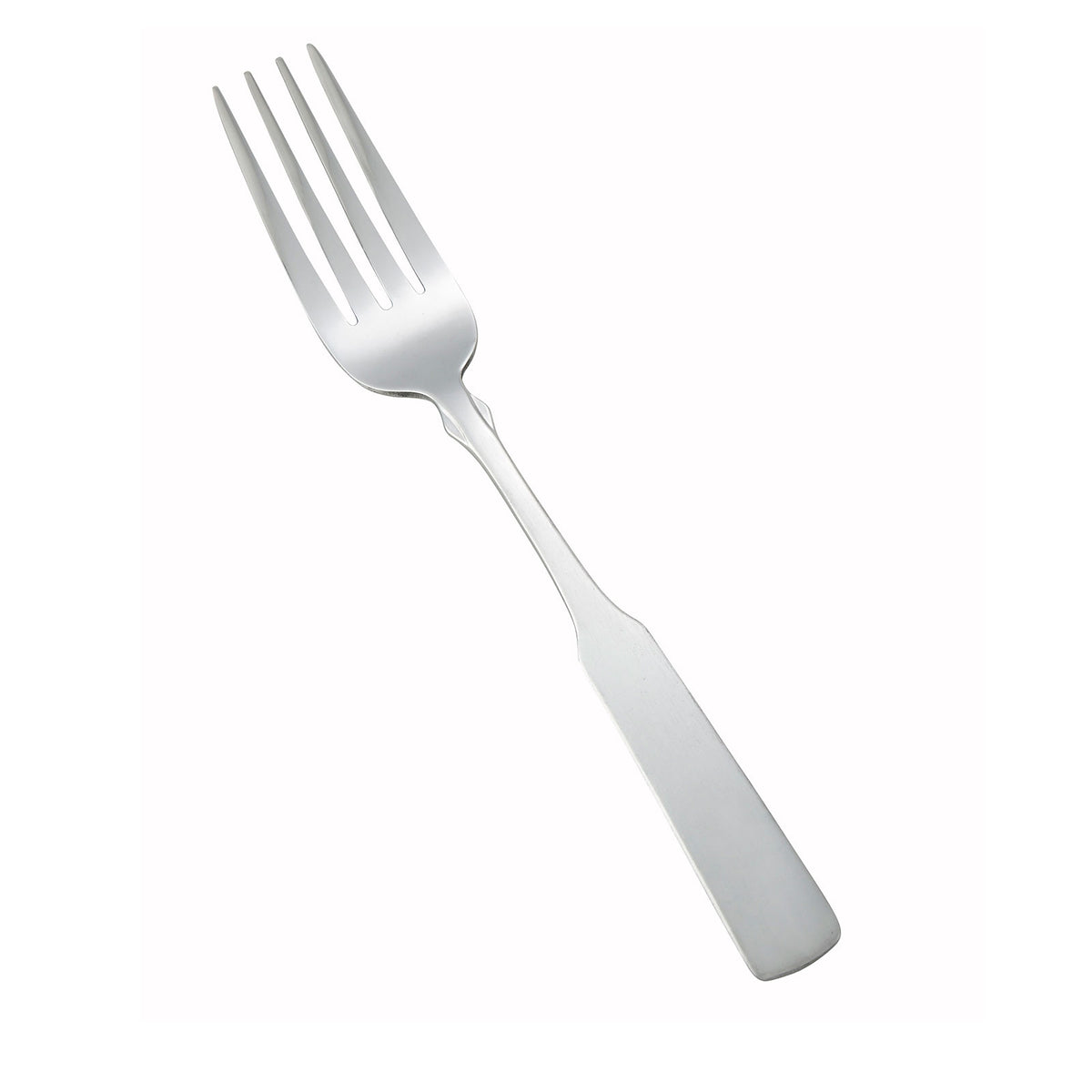 Winco 0025-05 Dinner Fork 7-3/8" Satin Finish, 18/0 Stainless Steel, Houston Style - 1 Dozen