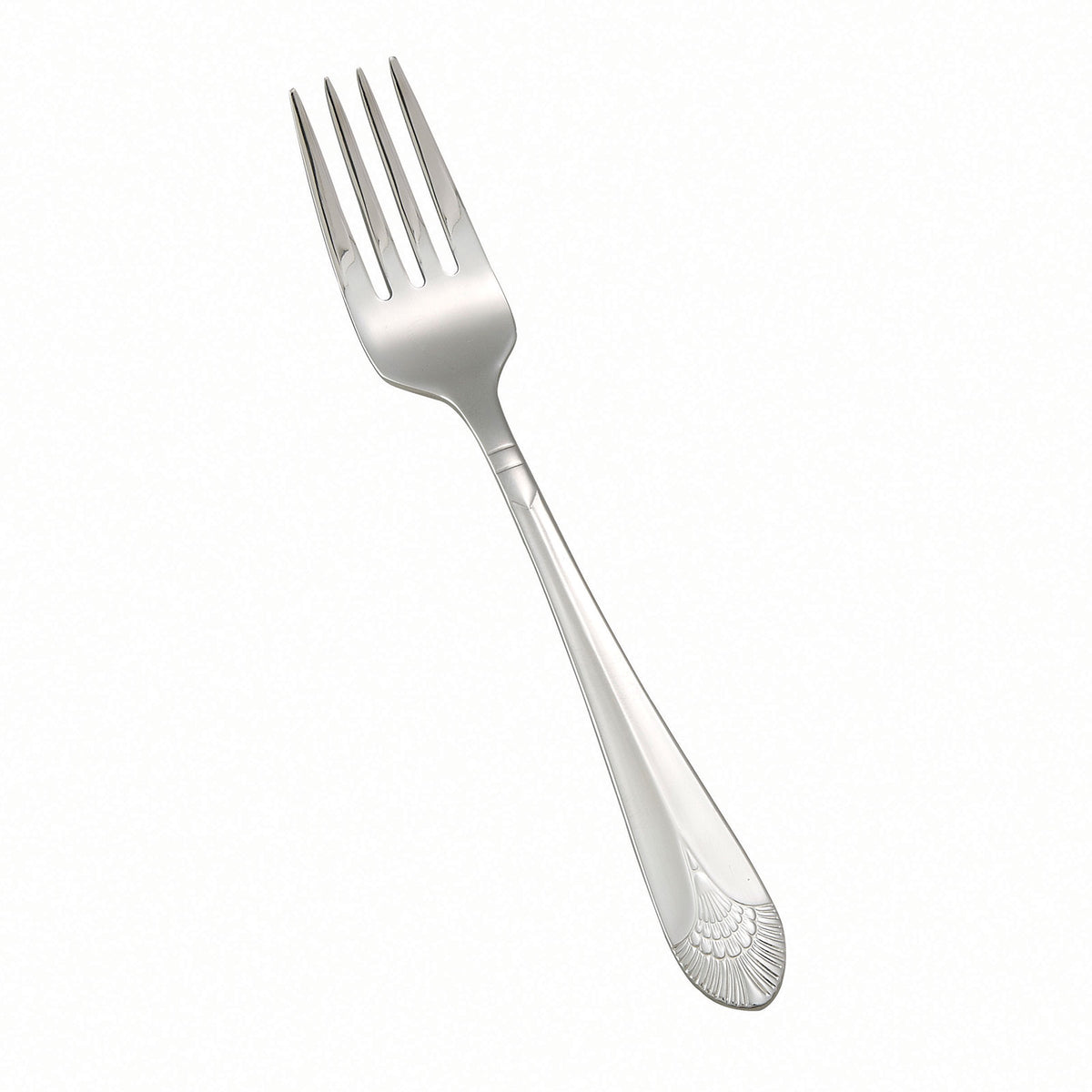 Winco 0031-06 Salad Fork, 6-3/4" Peacock Mirror Finish, Extra Heavy 18/8 Stainless Steel - 1 Dozen