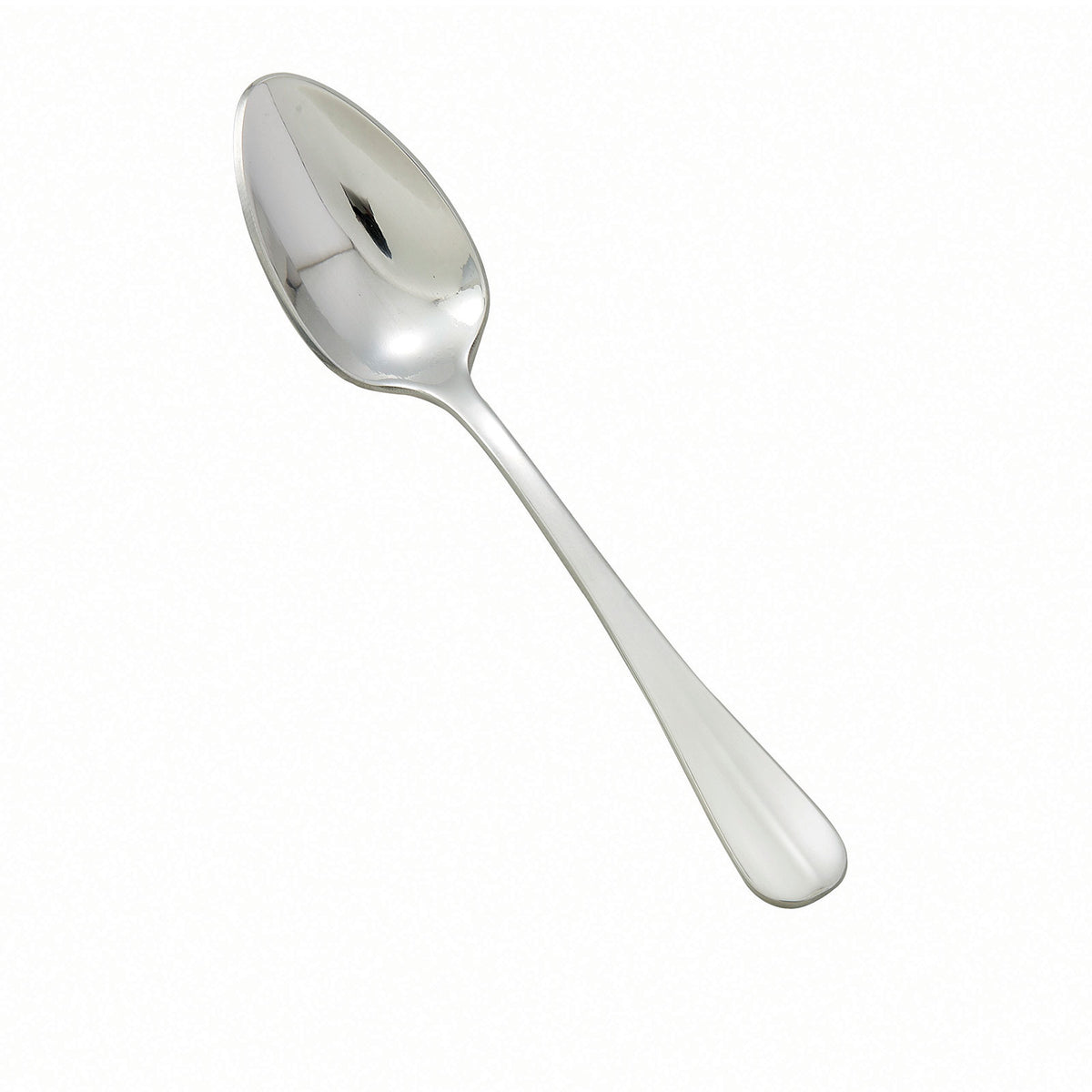 Winco 0034-09 Demitasse Spoon, 4-3/8" Heavy Stainless Steel 18/8 Finish Stanford Design - 1 Dozen | 18/8 stainless steel
