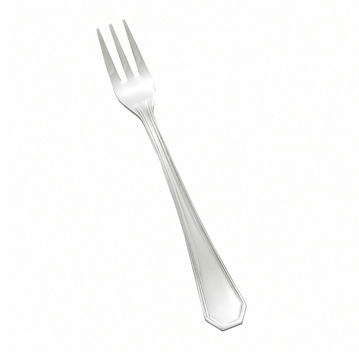Winco 0035-07 Oyster Fork, 5-9/16" Heavy 18/8 Stainless Steel Polished Victoria Pattern - 1 Dozen
