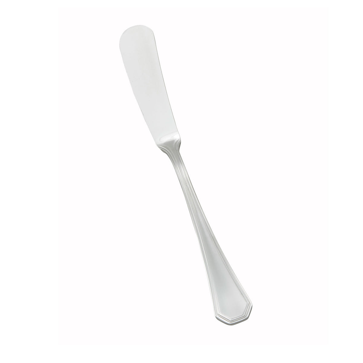 Winco 0035-12 Butter Spreader, 6-3/4" Victoria, Heavy 18/8 Stainless Steel, Mirror Finish - 1 Dozen