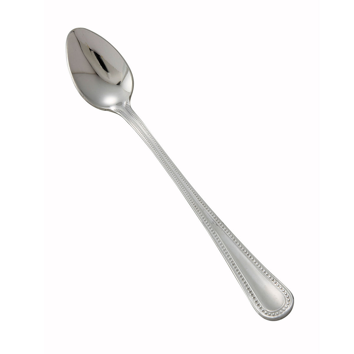 Winco 0036-02 Iced Tea Spoon, 7-1/8" Heavy, 18/8 Stainless Steel, Mirror Finish Pearl - 1 Dozen
