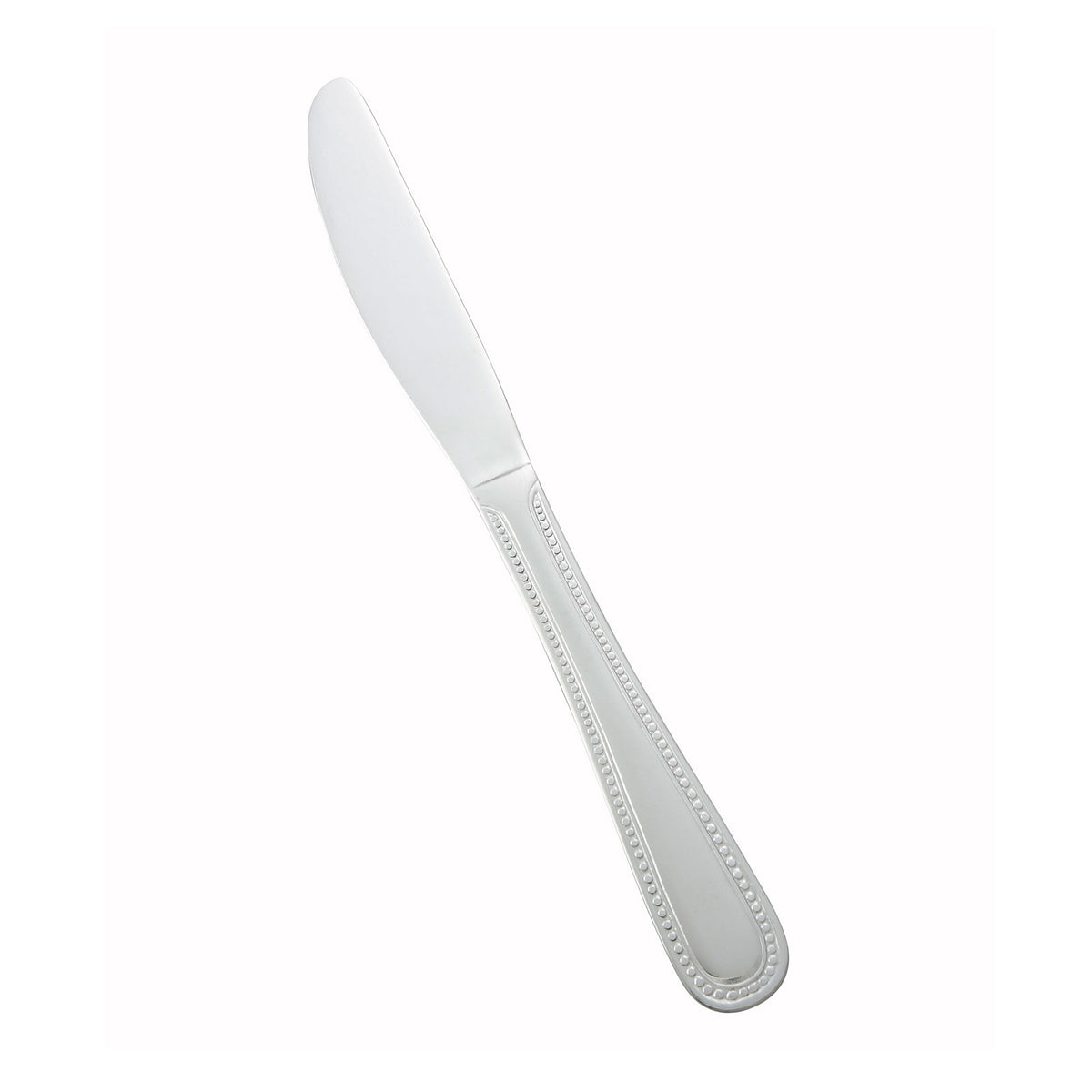 Winco 0036-16 8-3/8" Heavy Deluxe Pearl Salad Knife, 18/8 Stainless Steel Finish - 1 Dozen