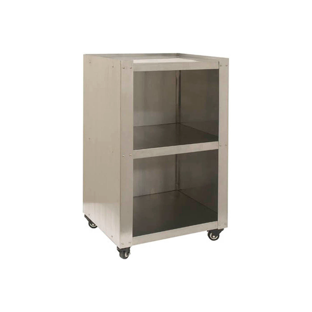 Winco 30147 Display Stand For Silver Screen 14-Oz. Popcorn Machines w/ 1 Shelf, Stainless Steel | 24" Wide
