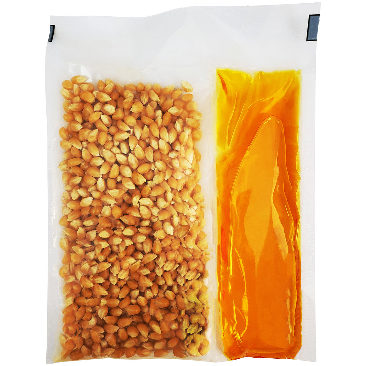 Winco 40004 Popcorn Portion Packs - 4 oz. Popcorn for Popcorn Machines - 24/Case | 13" Wide