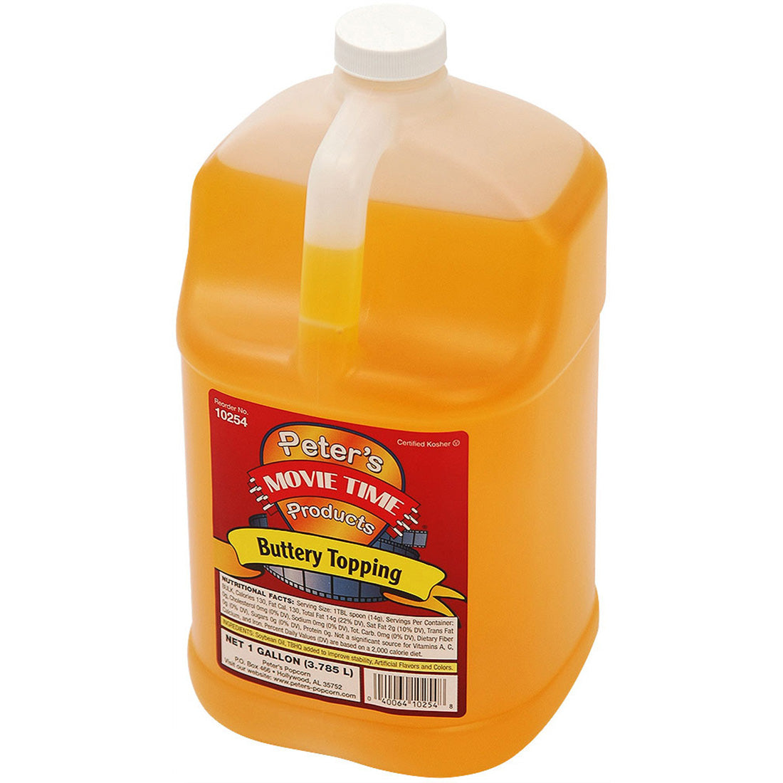 Winco 40017 Benchmark Buttery Topping - 1 Gallon