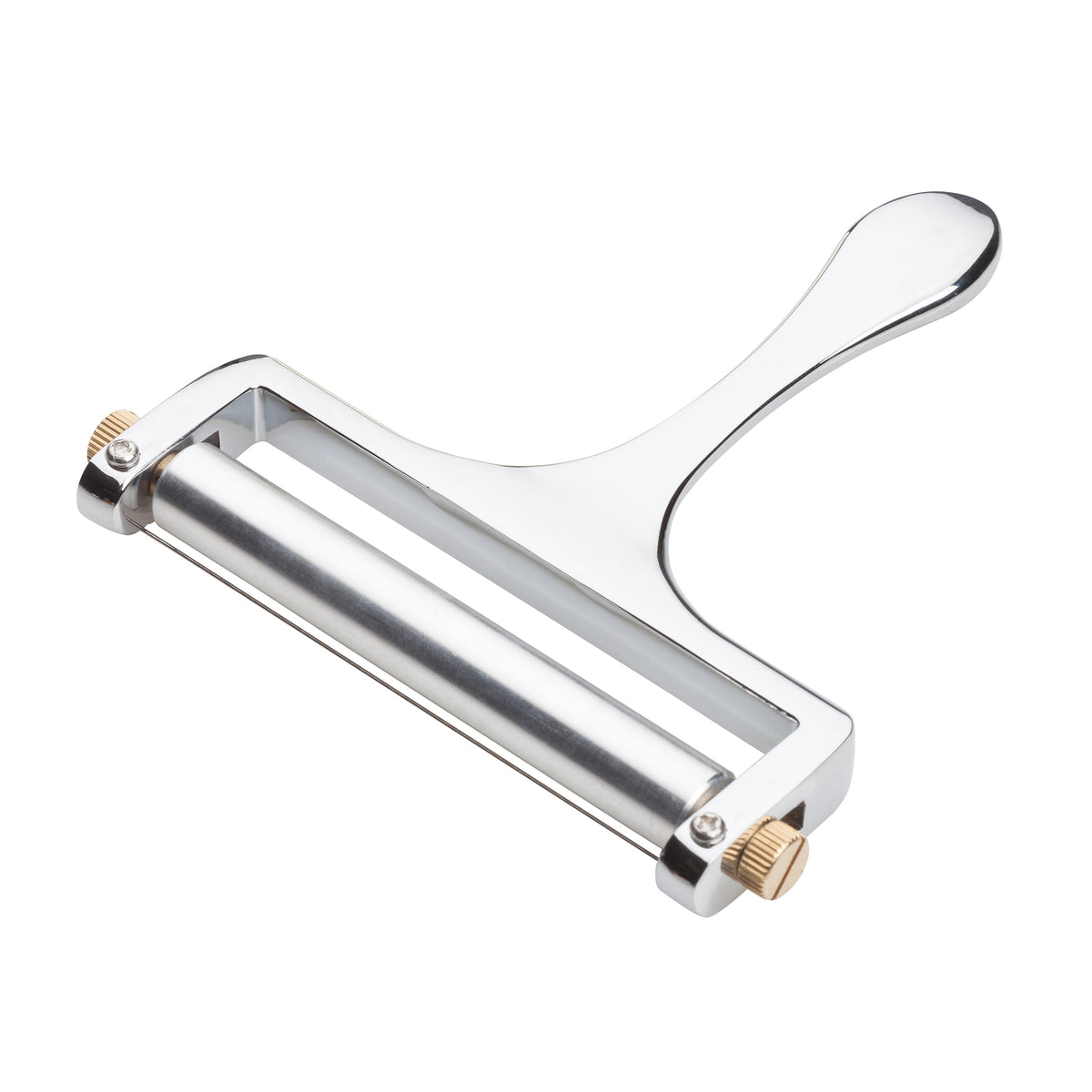 Winco ACS-4 Cast Aluminum Cheese Slicer with Stainless Steel Wire | 5" Wide