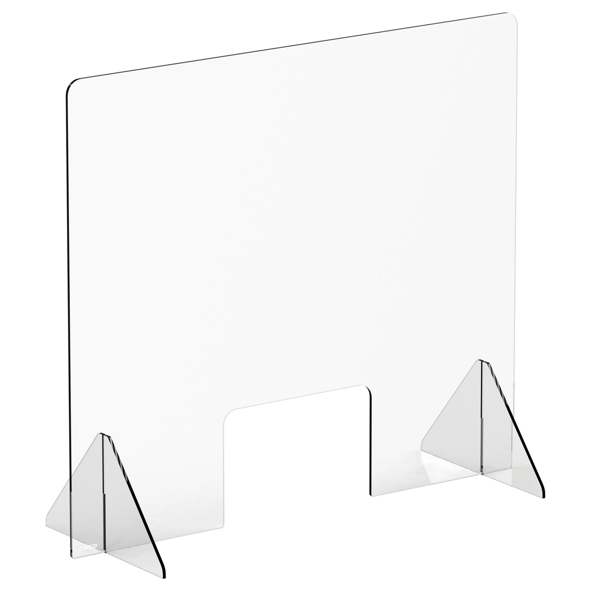 Winco ACSS-3632W Countertop Safety Shield, 36"W X 32"H X 14"D with 12"Wx8"H Window | acrylic
