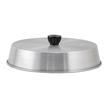 Winco ADBC-10 10" Round Aluminum Basting Cover w/ Bakelite Handle