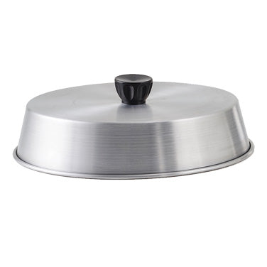 Winco ADBC-9 9" Round Aluminum Basting Cover w/ Bakelite Handle