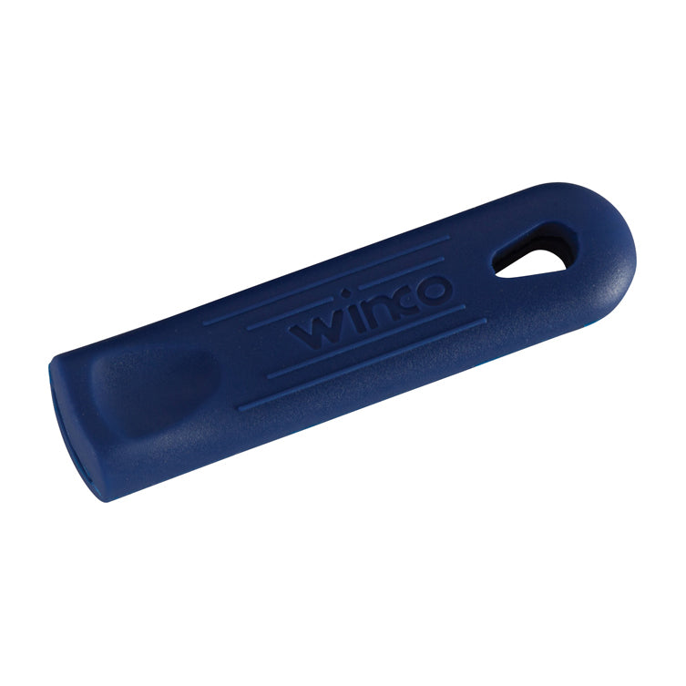 Winco AFP-1HX 4-1/2" Removable Silicone Sleeves for 7" and 8" Fry and Sauce Pans - Blue