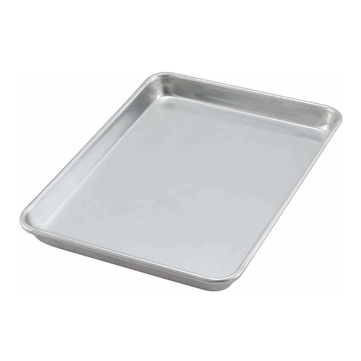 Winco ALXP-1204 1/4-Size Sheet Pan, 9-1/2" X 13", Open Bead, 16 Gauge, 3003 Aluminum, NSF