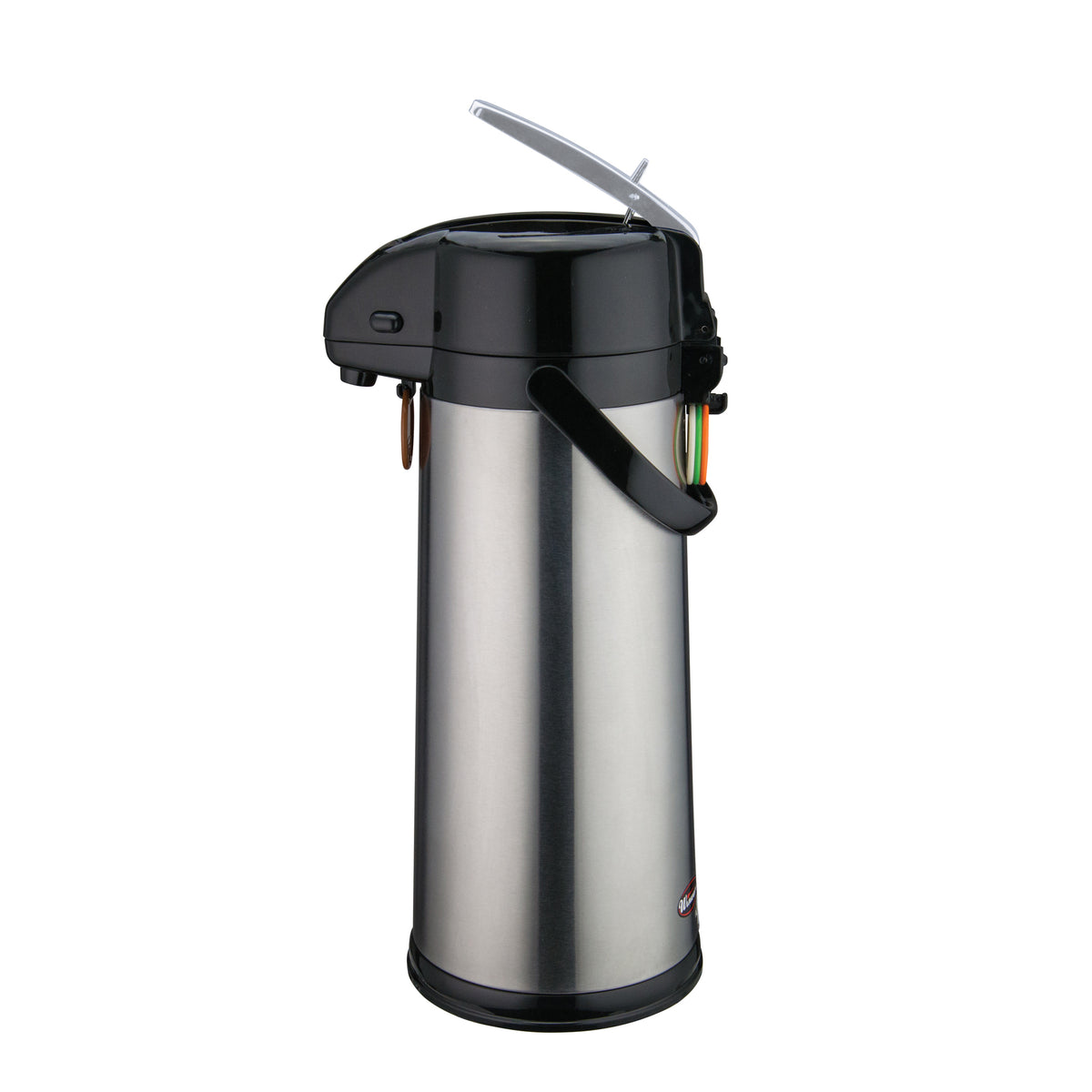Winco AP-835 3 Liter Glass Lined Stainless Steel Coffee Airpot with Lever | 3 L = 102 oz