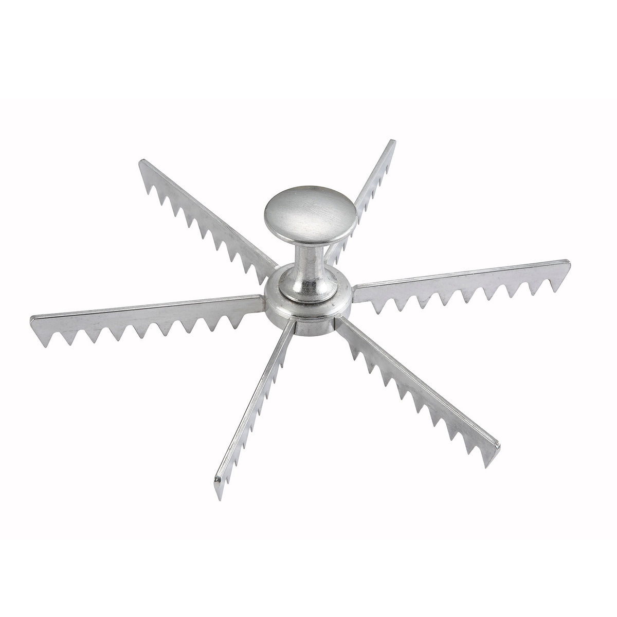 Winco APM-06 6 Cut 10" Pie Marker / Cutter - Cast Aluminum