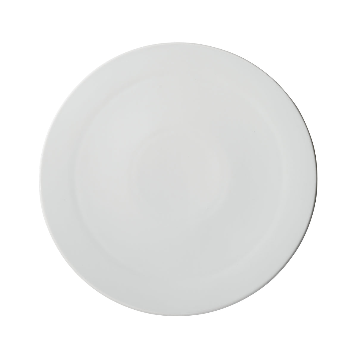 Winco APP-12 Pizza Plate, 12" Diameter x 3/4" Height, Round Porcelain, White Finish - 1 Dozen