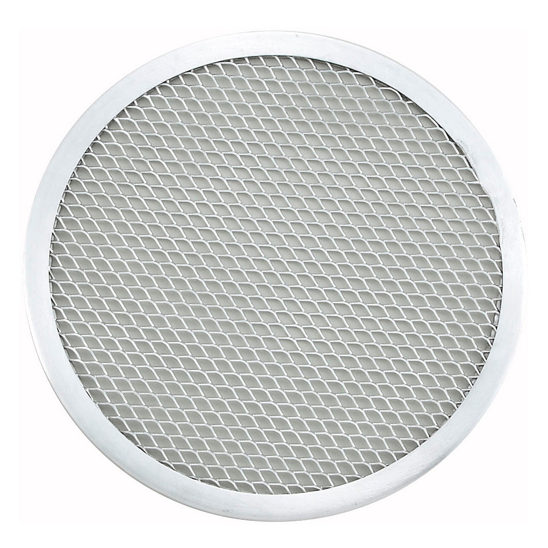 Winco APZS-7 Seamless 7" Aluminum Mesh Pizza Screen, Round
