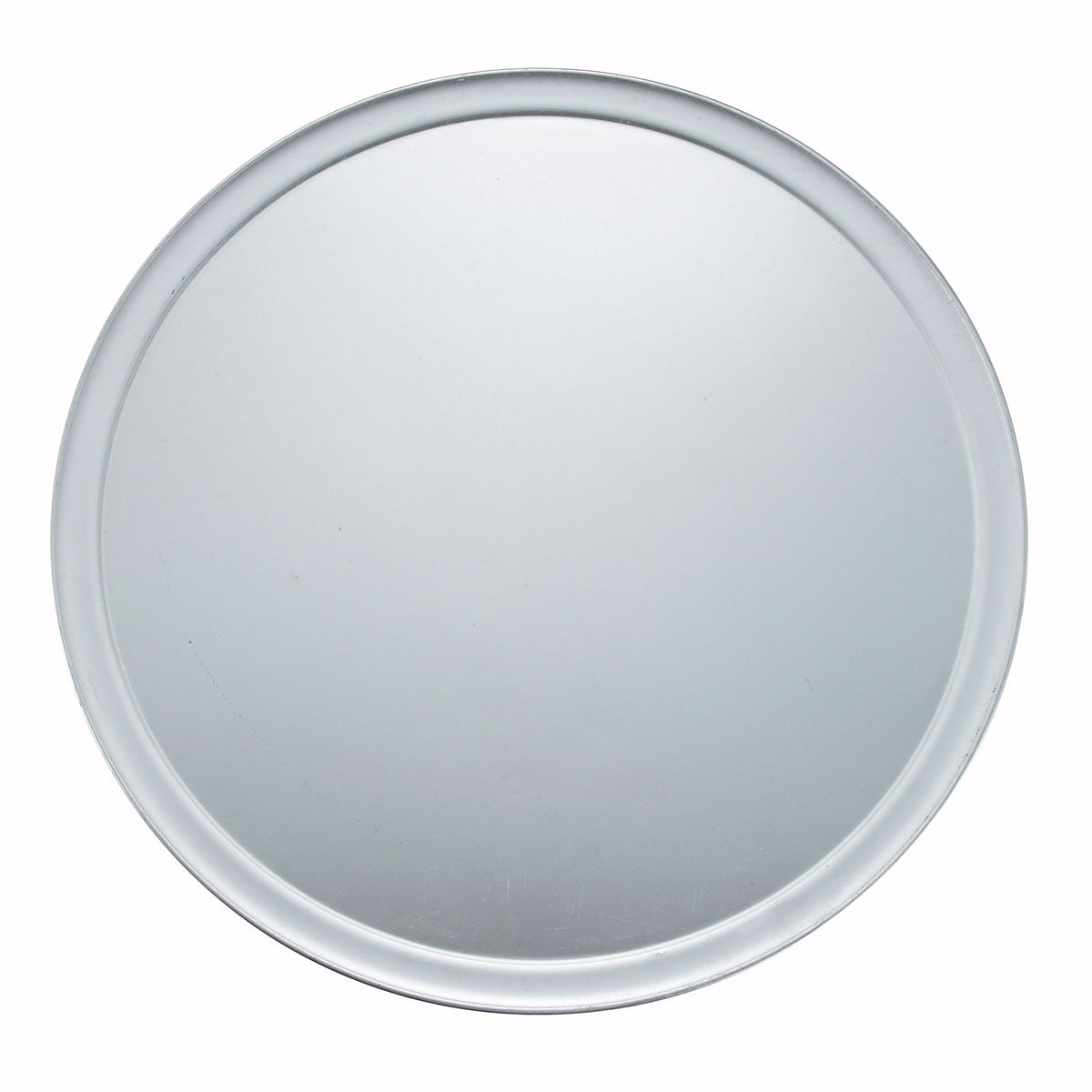 Winco APZT-17 17" Aluminum Pizza Tray w/ Wide Rim - Round | aluminum (gauge unspecified)