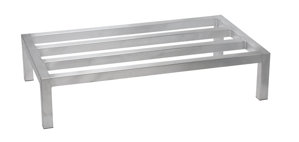 Winco ASDR-2036 Aluminum Stationary Dunnage Rack w/ 1800 lb Capacity - 20" x 36" x 8" | 1300 - 2000 lb