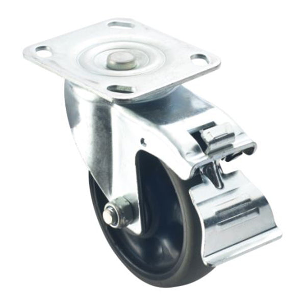 Winco AWRC-5HK 5" Heavyweight Caster With Brake | aluminum housing