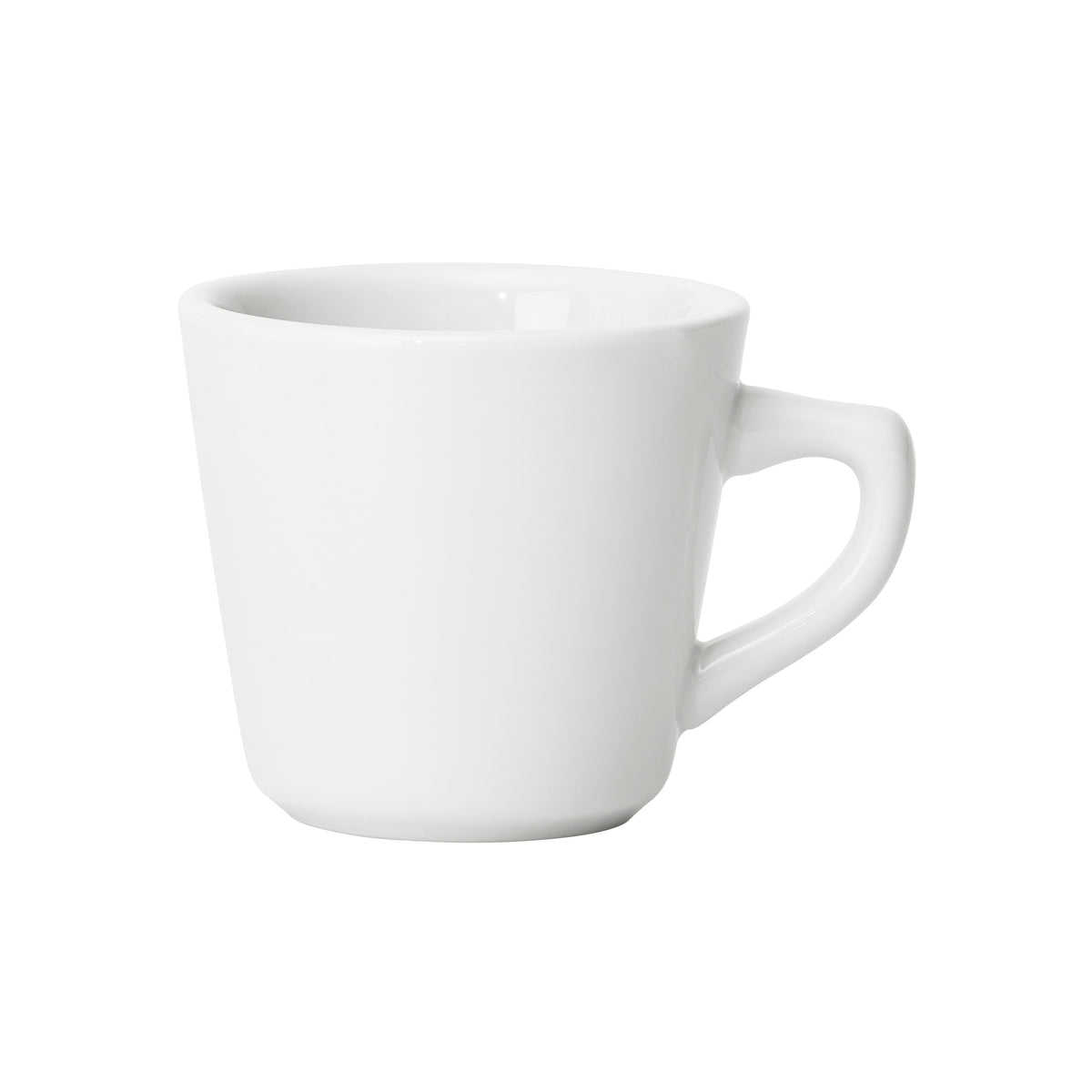 Winco BCC-75 Birkhall Coffee Cup, 7.5 oz, 3¾" Dia x 3" H, White Porcelain, Non-Stackable - 1 Dozen | 5 - 7 oz