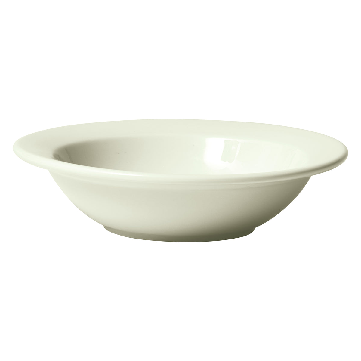 Winco BGB-13-AW 13 Oz Round Porcelain Bowl, 6" Diameter, Rolled Edge, American White - 1 Dozen