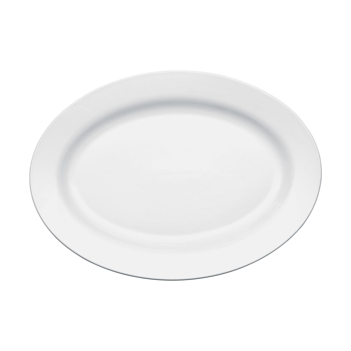 Winco BPO-18 Birkhall, Platter, 18"L X 12-1/2"W X 1-3/4"H, Oval | porcelain