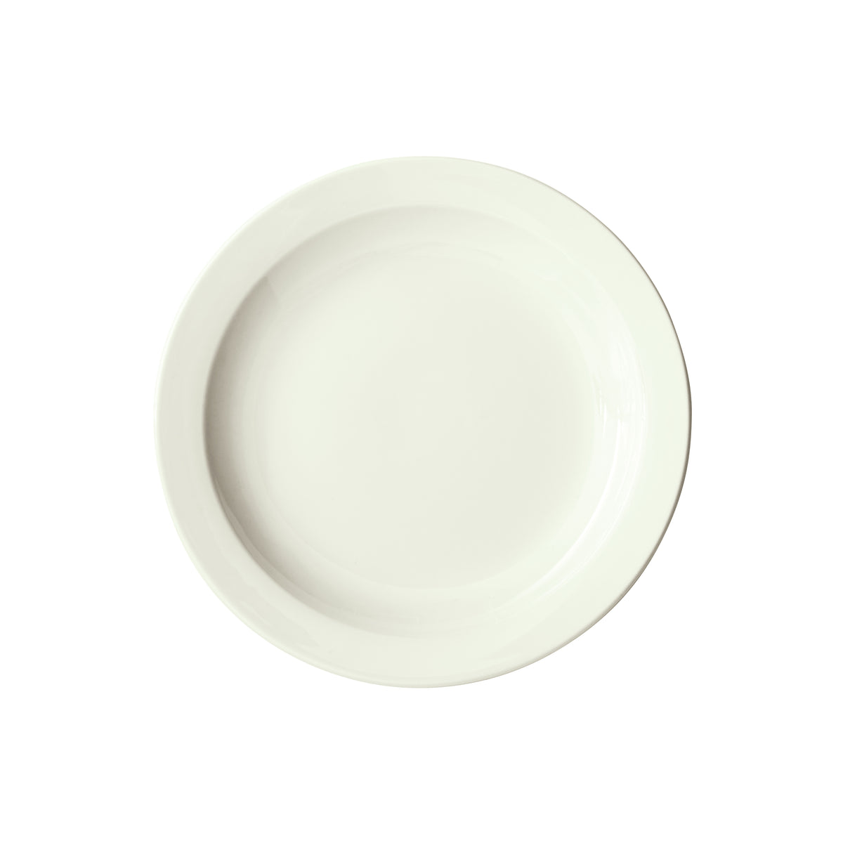 Winco BPR-725NR-AW Plate, 7.25" Diameter Round Porcelain, American White Narrow Rim - 1 Dozen