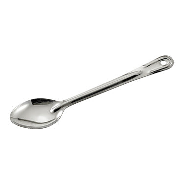 Winco BSOT-11H 11" Solid Basting Spoon with 1.5 Mm Stainless Steel