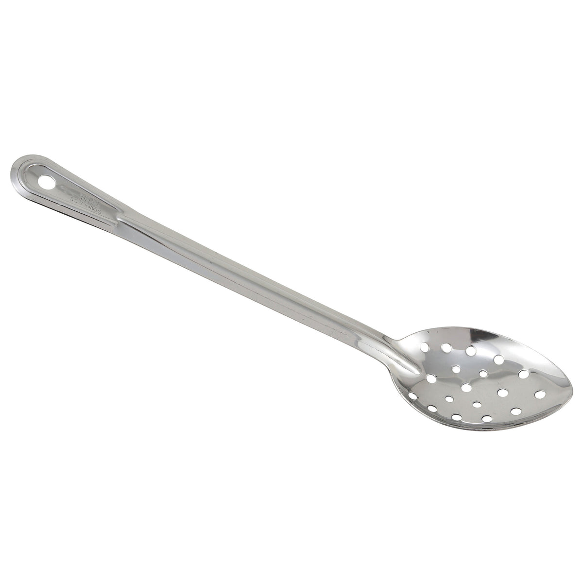 Winco BSPN-13 13" Stainless Steel Perforated Basting Spoon, 13" Long