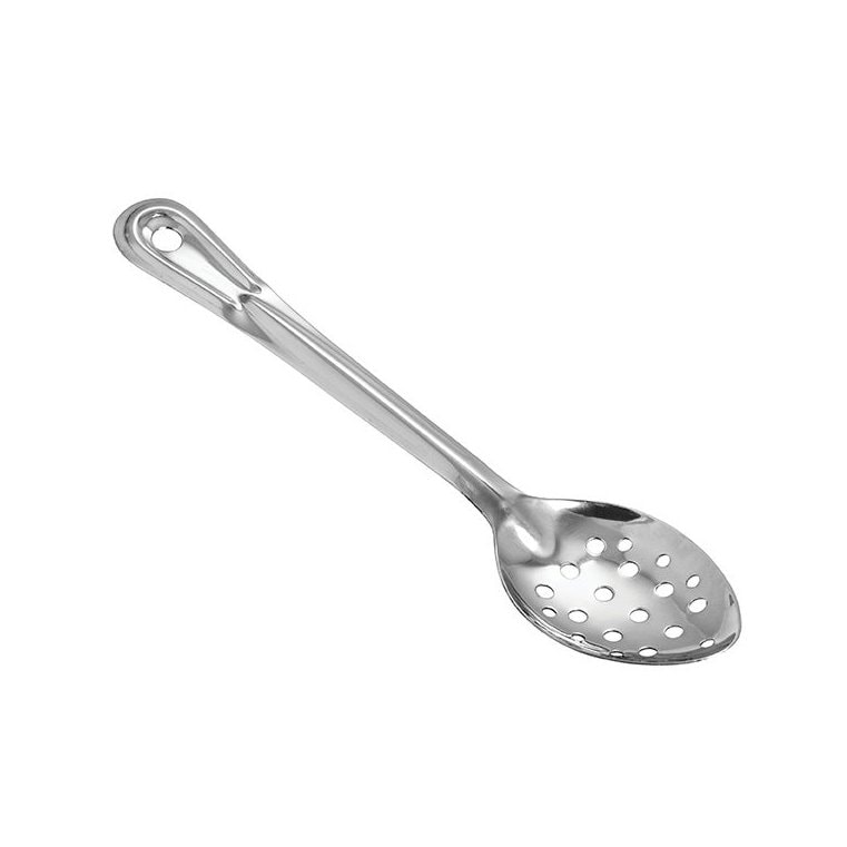 Winco BSPT-11H 11" Perforated Basting Spoon | stainless steel