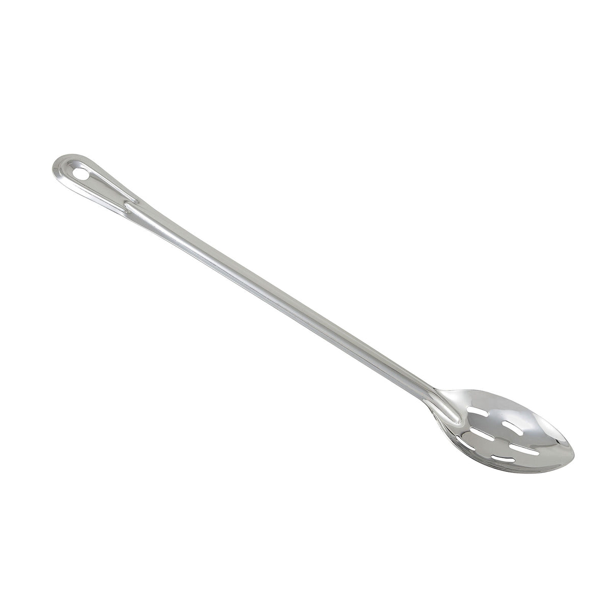 Winco BSST-18 18" Slotted Heavy Duty Basting Spoon w/ 1.5 mm Stainless Steel
