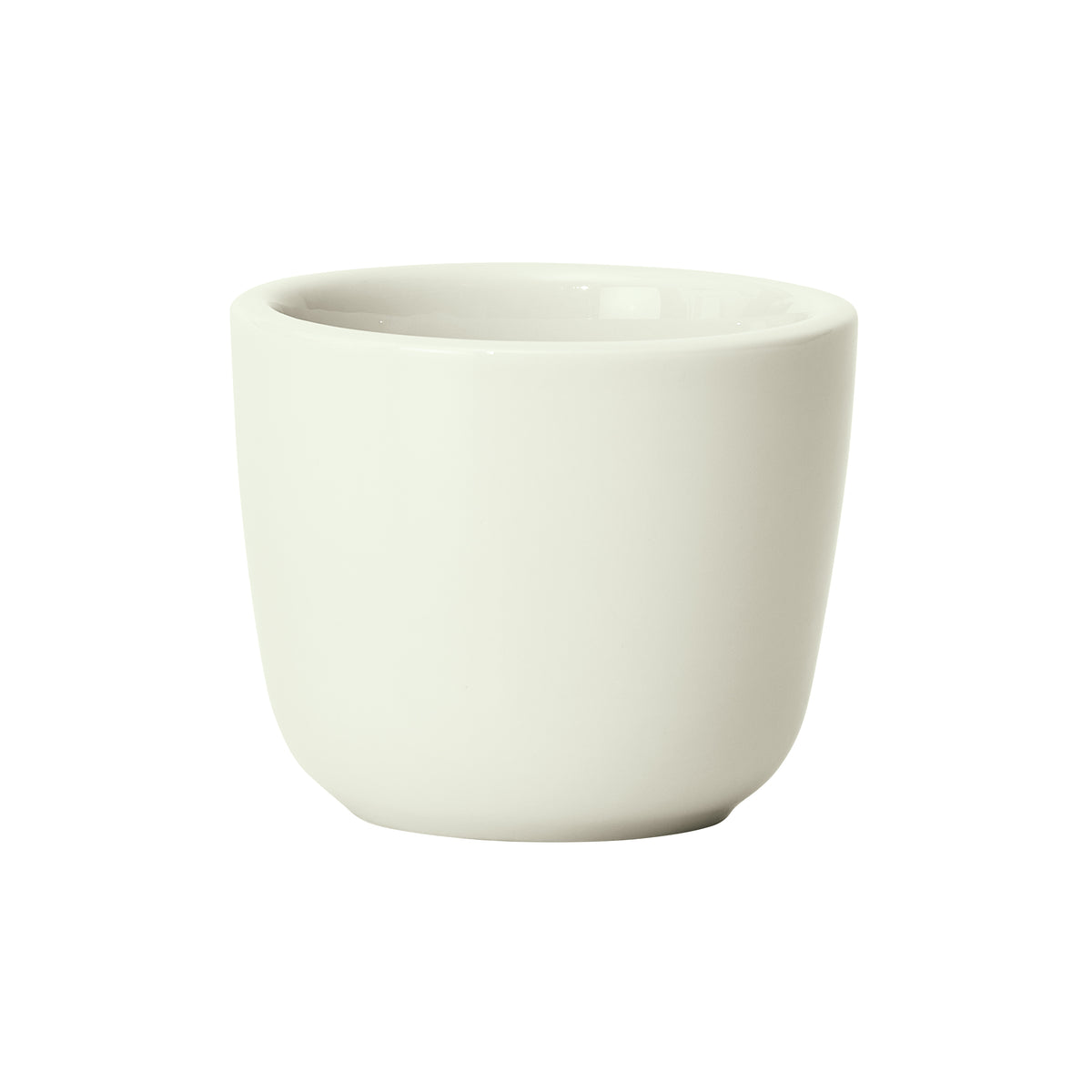 Winco BTC-45-AW Porcelain Cup 2"8" W x 2"8" D x 2"3/8" H, 1-4 oz, Stackable, White - 1 Dozen | 1 - 4 oz
