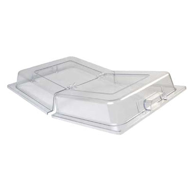 Winco C-DPFH Full Size Dome Hinged Display Cover, Polycarbonate | plastic / poly -