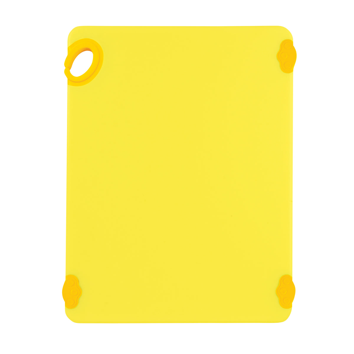 Winco CBK-1520YL Yellow StatikBoard Plastic Cutting Board - 15" x 20" x 1/2"