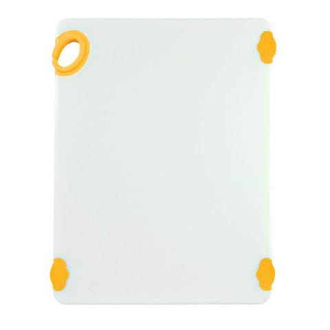 Winco CBN-1520YL StatikBoard Co-Polymer Cutting Board, Yellow - 20" x 15" x 1/2"