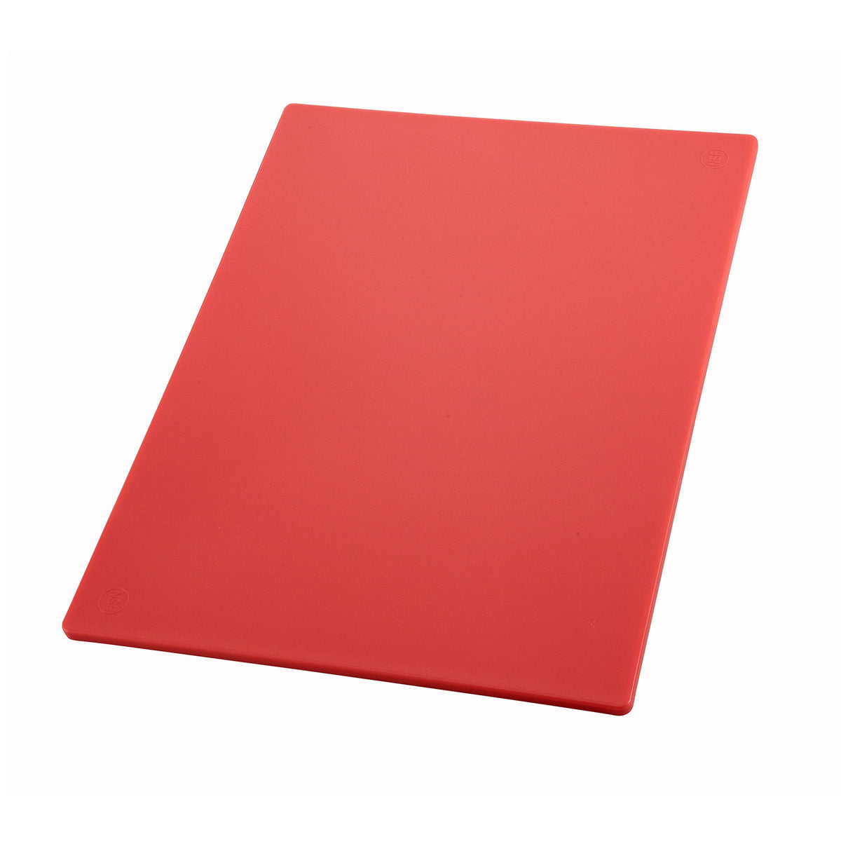 Winco CBRD-1520 Red Polypropylene Plastic Cutting Board - 15" x 20" x 1/2" Thick