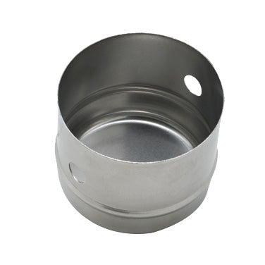 Winco CC-1 Round Stainless Steel Cookie Cutter - 3" x 2-1/2", Stainless Steel