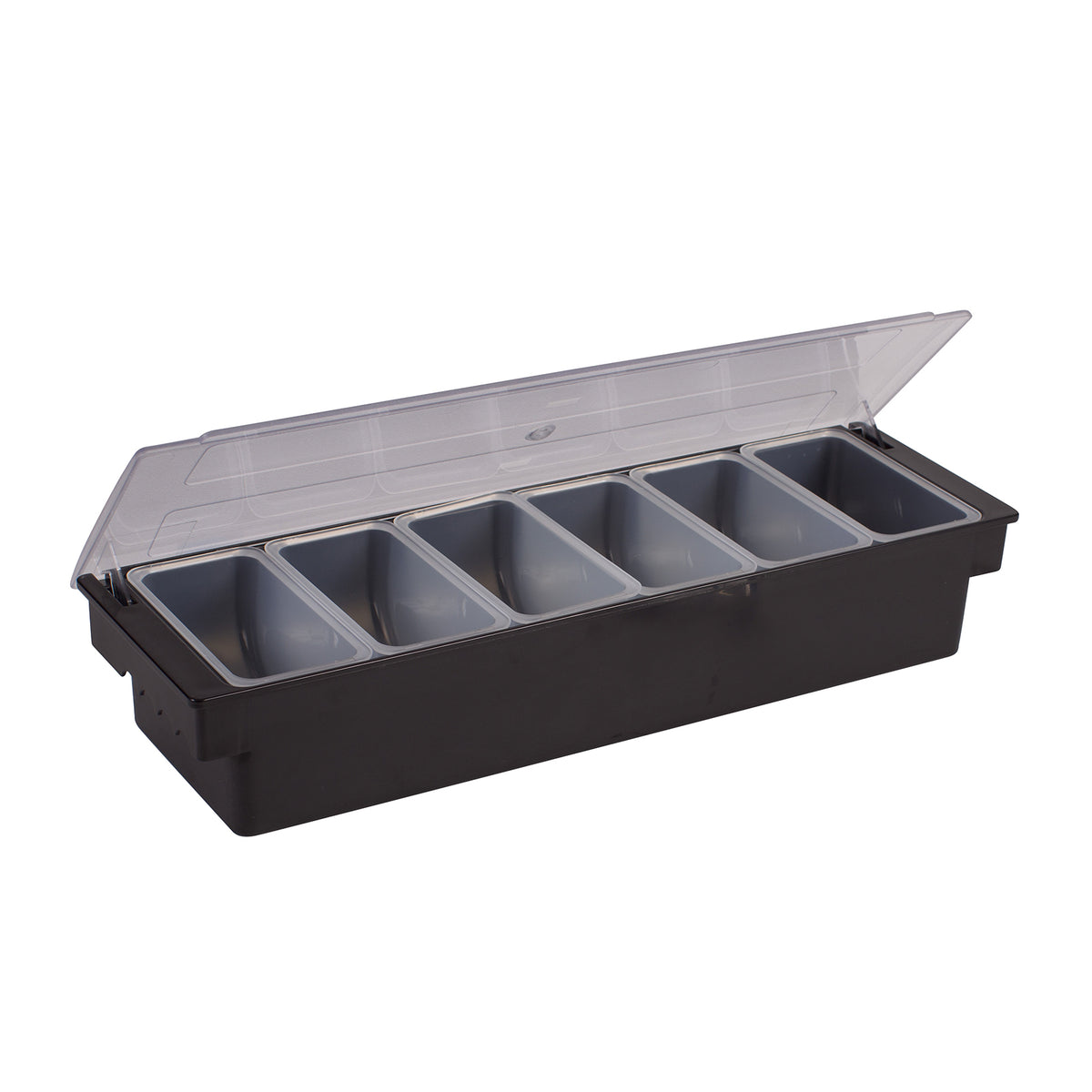 Winco CCH-6 Condiment Dispenser, 6-Compartment | plastic