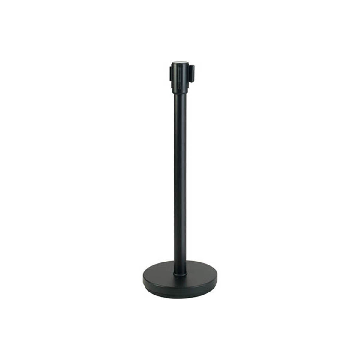 Winco CGS-38K 35 1/2" Stanchion Post w/ 68" Retractable Belt