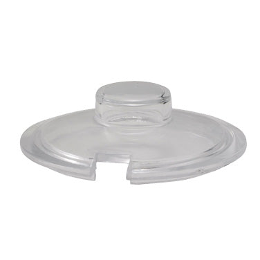 Winco CJ-PC Plastic Notched Cover for CJ-7P & CJ-7G, 3" Dia x 1" H, slotted, clear - 1 Dozen