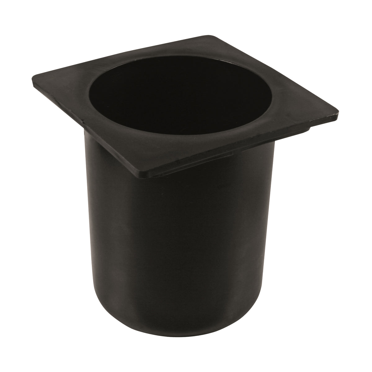 Winco CR-2400 Bar Maid Bottle Well, Round Black - 12" Dia, Aluminum Housing / Polyethylene