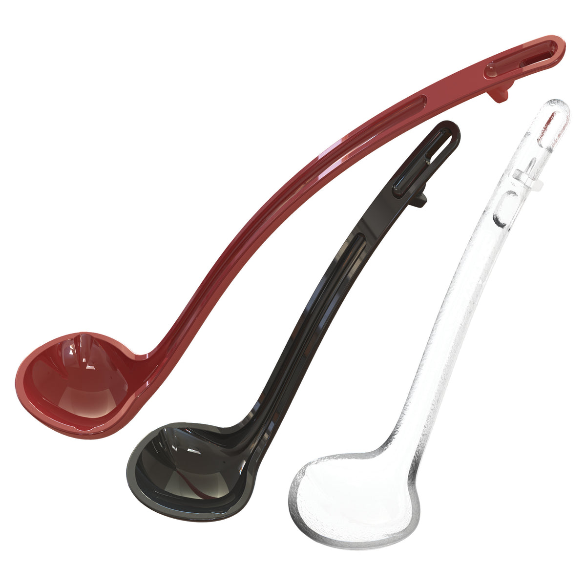 Winco CVLD-8K 3/4 oz Curv Ladle, Plastic, Black | 1/2 to 1-1/2 oz