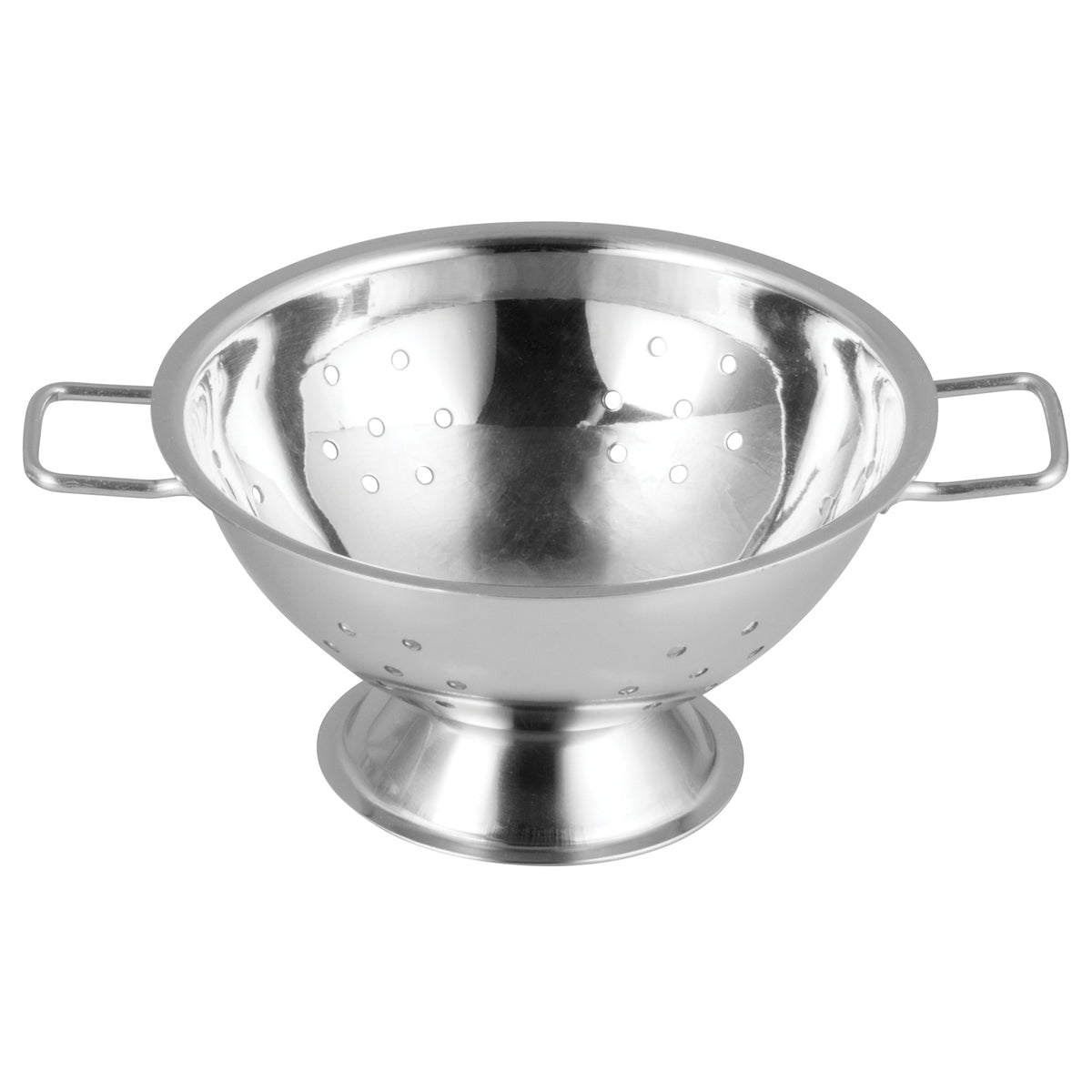 Winco DDSC-102S 4" Stainless Steel 4 Oz. Mini Colander, Round | 1 - 16 oz