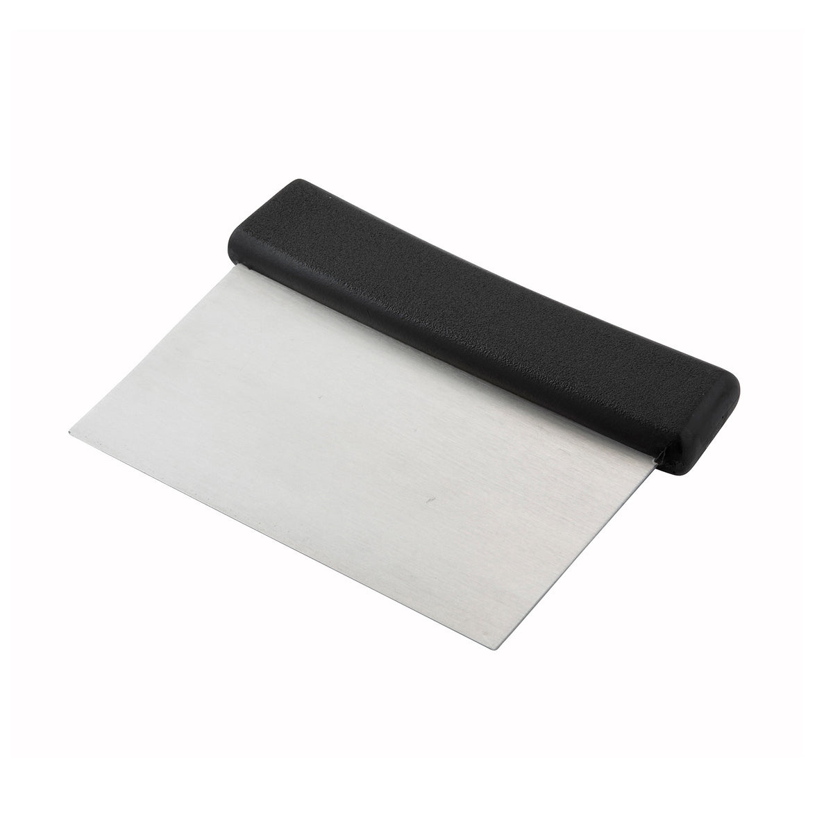 Winco DSC-2 Dough Cutter/Scraper With Plastic Black Handle,Stainless Steel Blade | 6" Wide